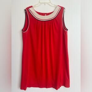 Vintage 1960s Lorraine Nylon Red Short Nightgown Large